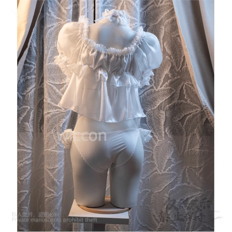 Аниме-игра NIKKE: Богиня Победы, белый костюм Доро для косплея, сексуальные купальники, платье, парик, необычный костюм для женщин, 2XL, вечеринка на Хэллоуин