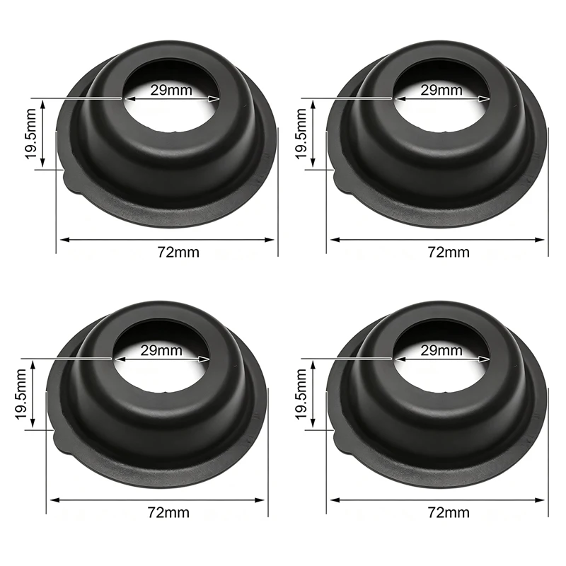 For Yamaha Virago XV400 535 XV535 SR 250 Vmax1200 XJR1200 Carburetor Vacuum Diaphragm
