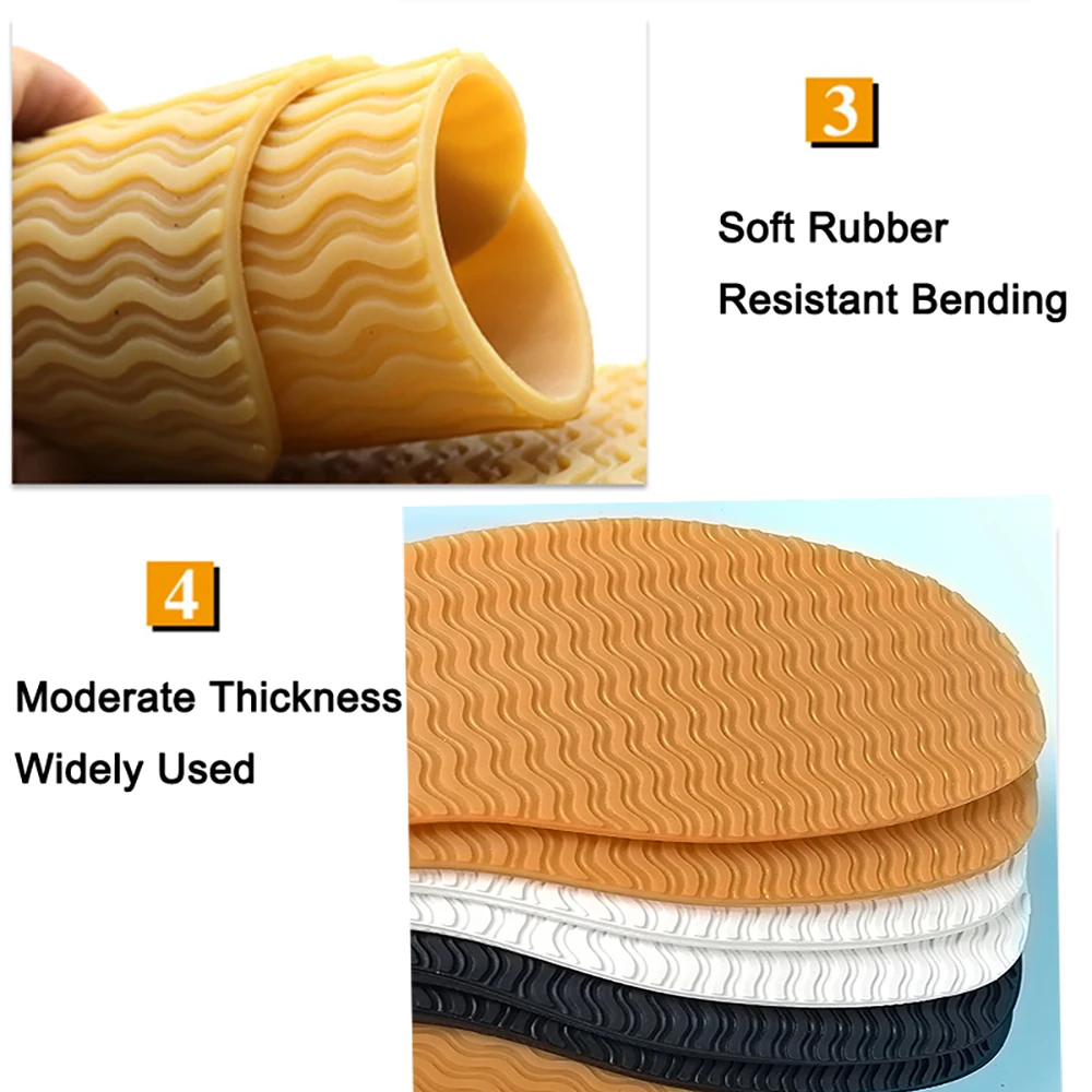 Non Slip Soles for Shoes Wear-resistant Sole Protector for Men Women Sneakers Outsole Repair Non-Slip Shoe Sole Pads DIY Worker