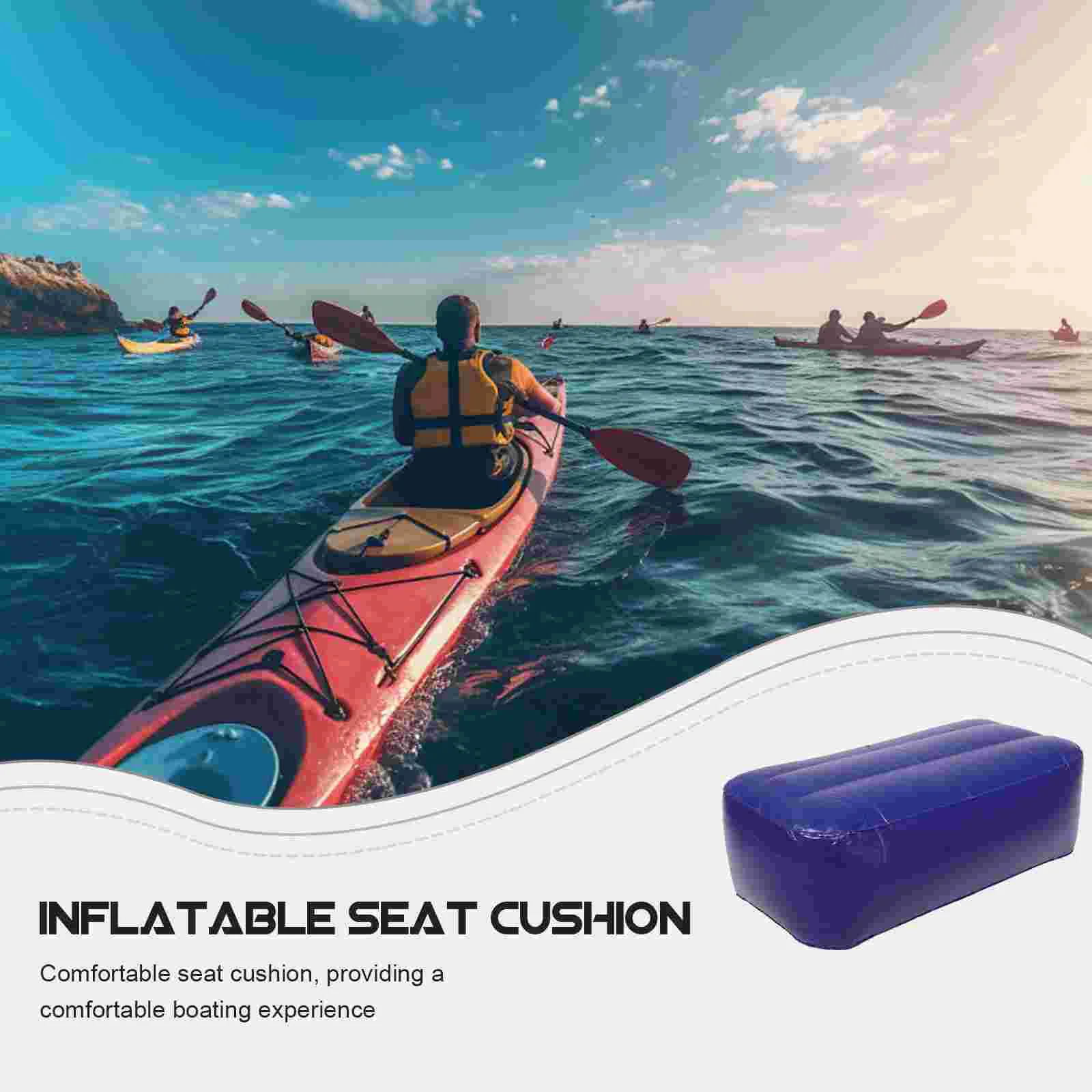 Seat Pad Inflatable Rubber Boat Cushion Outdoor Stretch Kayak Portable Fishing Individual