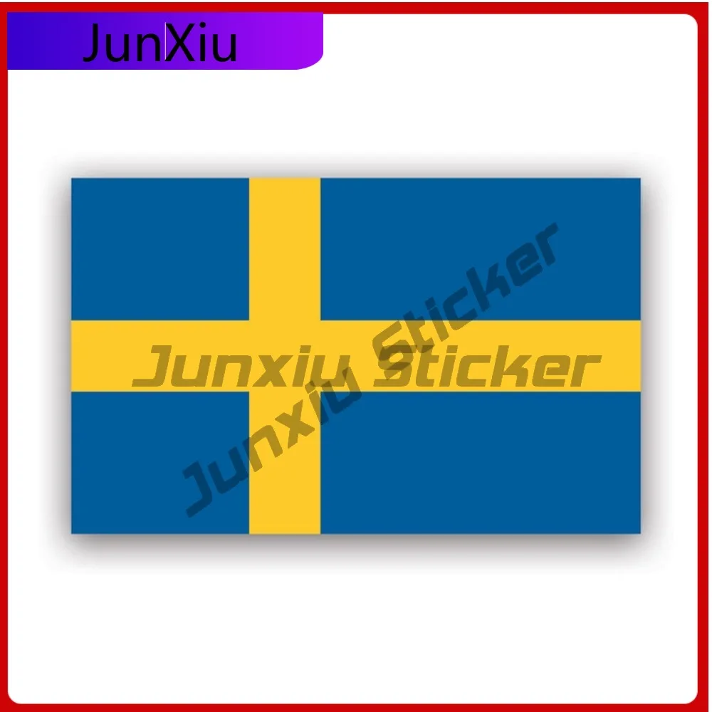 

Swedish Flag Sticker Creative Decals Sweden Swe Se State Flag Patriotic Car Sticker Vinyl Decal Waterproof Durable Color Lasting
