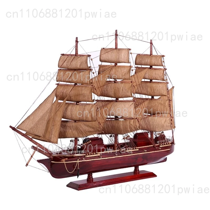 

Solid Wood Smooth Sailing Sailboat Ornaments, Stylish Desktop