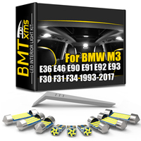 BMTxms Canbus For BMW 3 Series E36 E46 E90 E91 E92 E93 F30 F31 F34 316 318 320 328 325 330 335 1993-2017 LED Interior Lights Kit