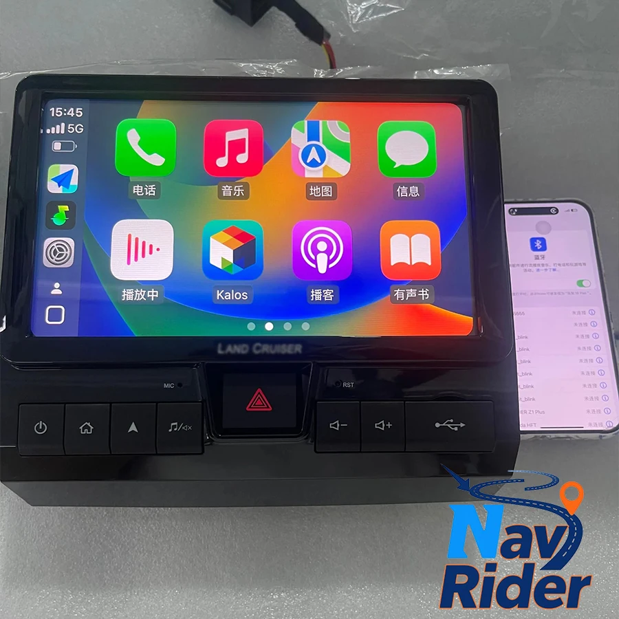 Android Screen Car Multimedia For Toyota Cruiser 70 LC70 LC76 LC75 Video Player GPS Carplay Navigation Head Unit 11.2inch