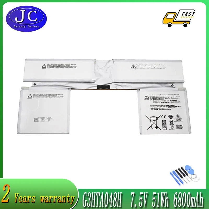 

JCLJF New G3HTA048H Keyboard Battery For Microsoft Surface Book Gen2 13.5" inch 1832 1834 Keyboard Base G3HTA048H