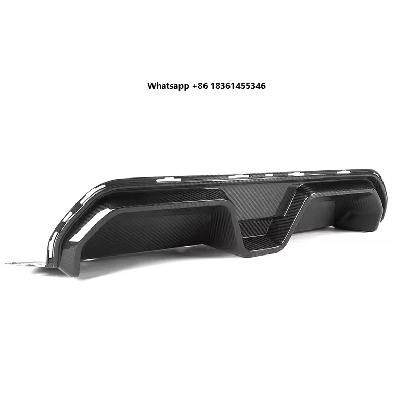 

CS Style Carbon Fiber Fibre Rear Diffuser Lip for 5 Series G30 G38 F90 520 525 528 530 535 2018-2023 Ture Factory Fitment