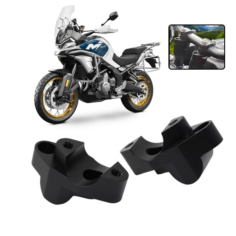 

Handlebar Risers Up For CFMOTO 700MT 700 MT adv MT700 2024 2025 Motorcycle Clamp Mount Handle Bar Riser Move Back Parts
