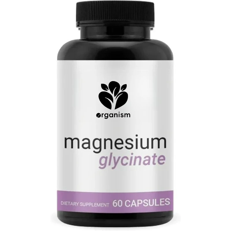 

Глицин магния 1000 мг — капсулы с добавлением чистого магния — черепаренная высокая впитываемость — 60 капсул