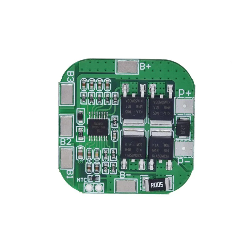 Placa de proteção de bateria empresarial 14.8v/16.8v 20a, placa de proteção bms pcm para bateria de lítio licoo2 limn2o4 18650 li
