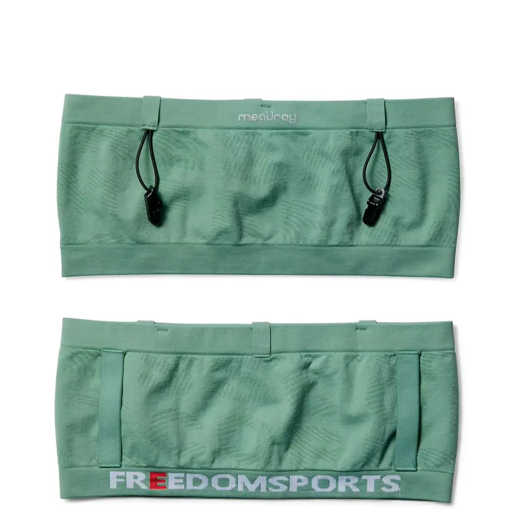 Meauray Trail Running Waist Bag Can Be Attached to a Hiking Pole, Belt, Marathon Running Elastic Phone Water Bottle Waist Bag