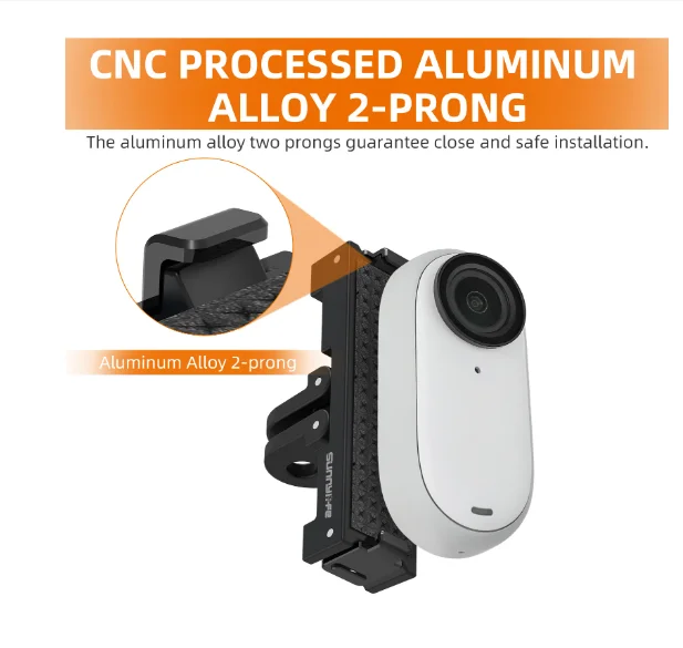 Sunnylife Magnetic Quick Release Adapter For Insta360 GO3/3S ABS Thumb Camera Durable Quick Release Adapter Mount Brackets