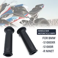 Para BMW S1000RR S1000 RR XR S1000XR S1000R R nineT R nine T Scrambler HP2 HP 2 SPORT HP4 manillar empuñaduras de motocicleta negro