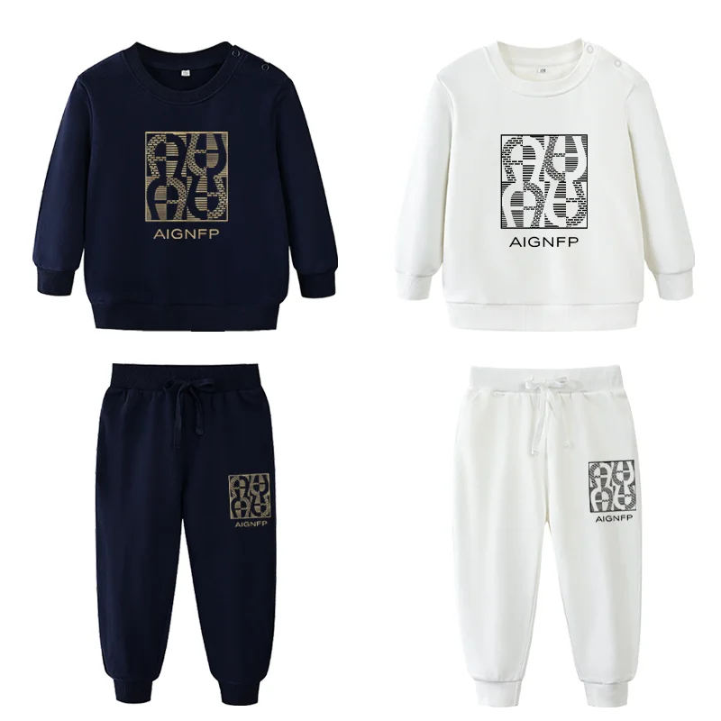 0-24 months newborn clothes set winter fashion sweatshirt tops pants 2pcs Infant pullover cotton warm long sleeves baby Hoodies