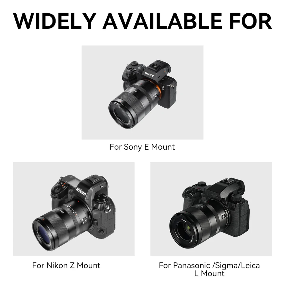 7artisans 50mm F1.8 AF のソニー FE の台紙のカメラ レンズ A7C II