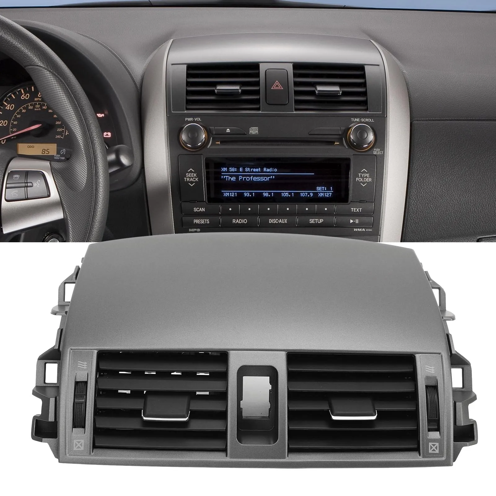 

Верхняя накладка центрального воздуховода кондиционера 55670-02160, высокая прочность, для свежего воздуха, для моделей 2007-2013 годов