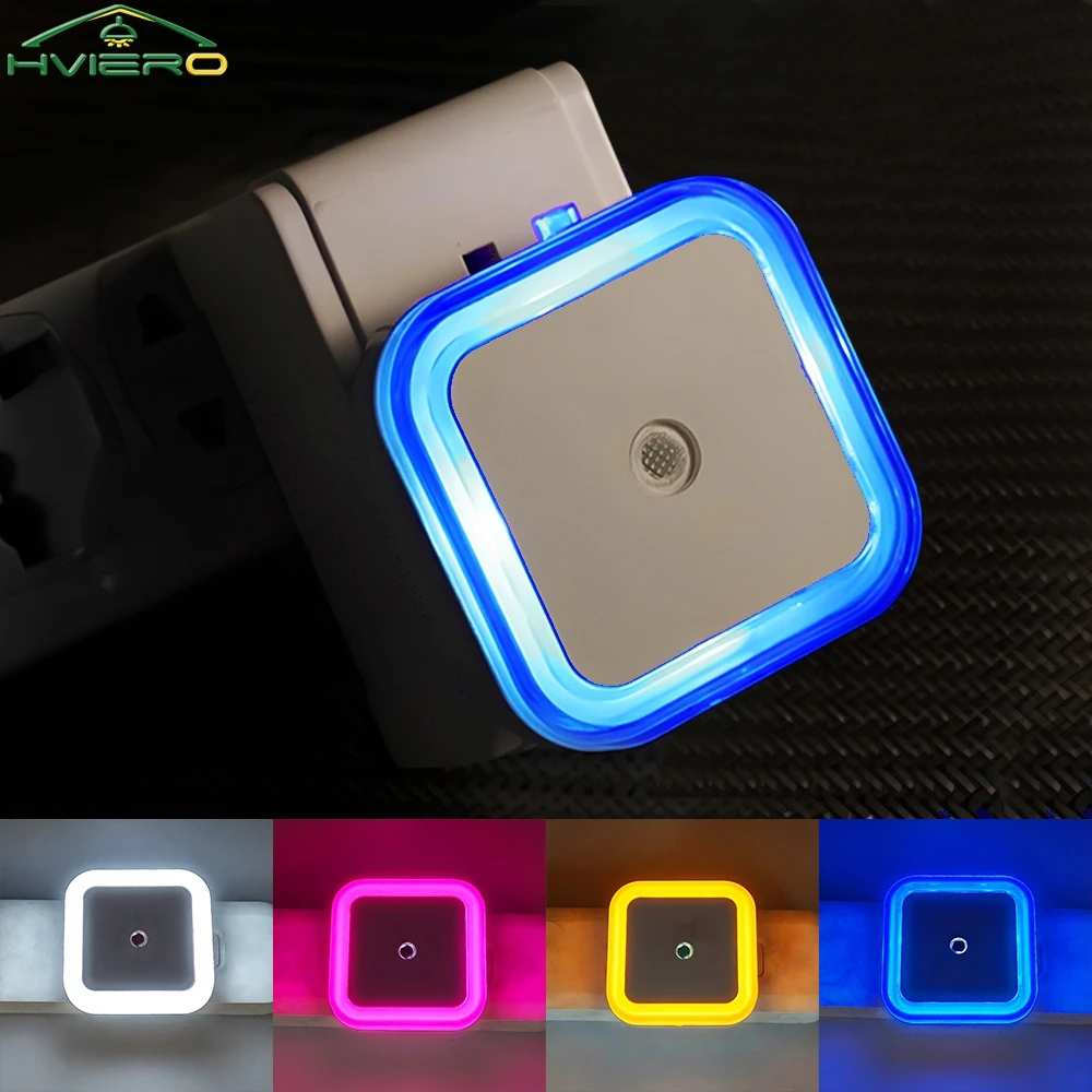 미니 야간 조명 LED 센서 제어 유도 에너지 절약 수면 벽 램프 베이비 룸 침실 화장실 복도 조명 전구