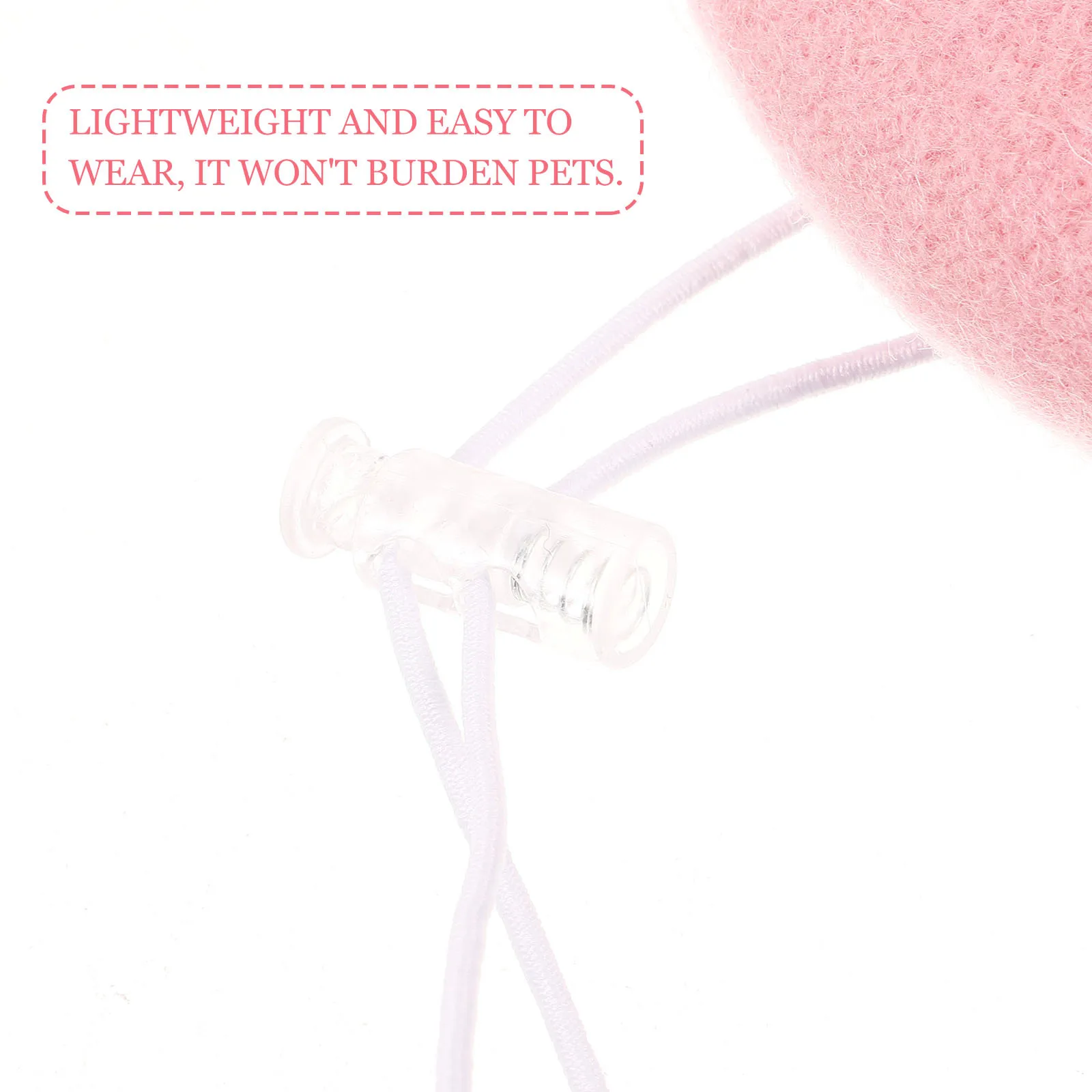 

Stylish Pet Beret Hat Bunny Ear Decor Cat Costume Party Headdress Dog Cosplay Accessory Daily Wear Photo Shoot Festival Carnival