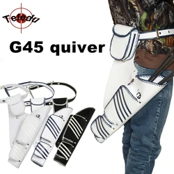 Archery Arrow Quiver Holder Portable Hip Quivers with Adjustable Waist Belt Arrows Quiver for Training Shooting Hunting Competit