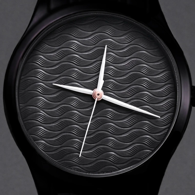 28.5mm Wavy Pattern Dial NH35 NH36 Fashion Dial Fit NH35 NH36 8215 ETA 2824 2836 Movement Retrofit Watch Surface Parts