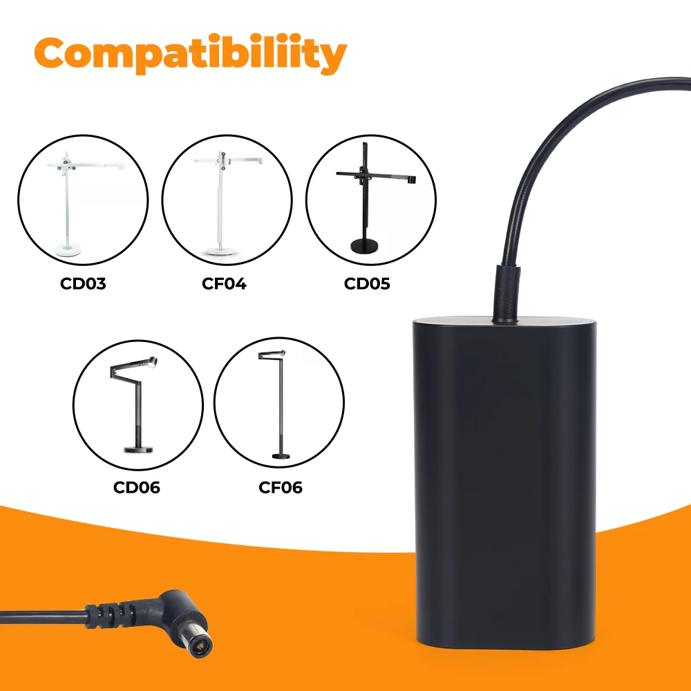 مصدر الطاقة متوافق مع دايسون Solarcycle Morph Desk Light CD03 CD04 CD05 CD06 كابل مصباح مكتبي CF04 CF06 سلك إضاءة أرضي