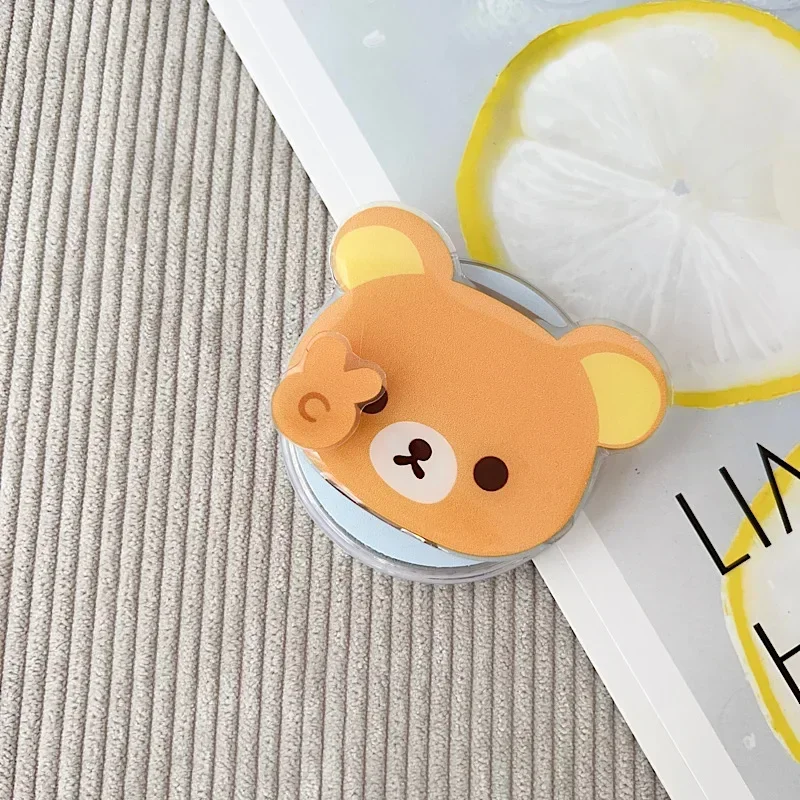 BX Ins Cartoon Animal Teddy Bear Suitable For Magsafe Magnetic Mobile Phone Rotation Stand Folding Telescopic Stand New Model