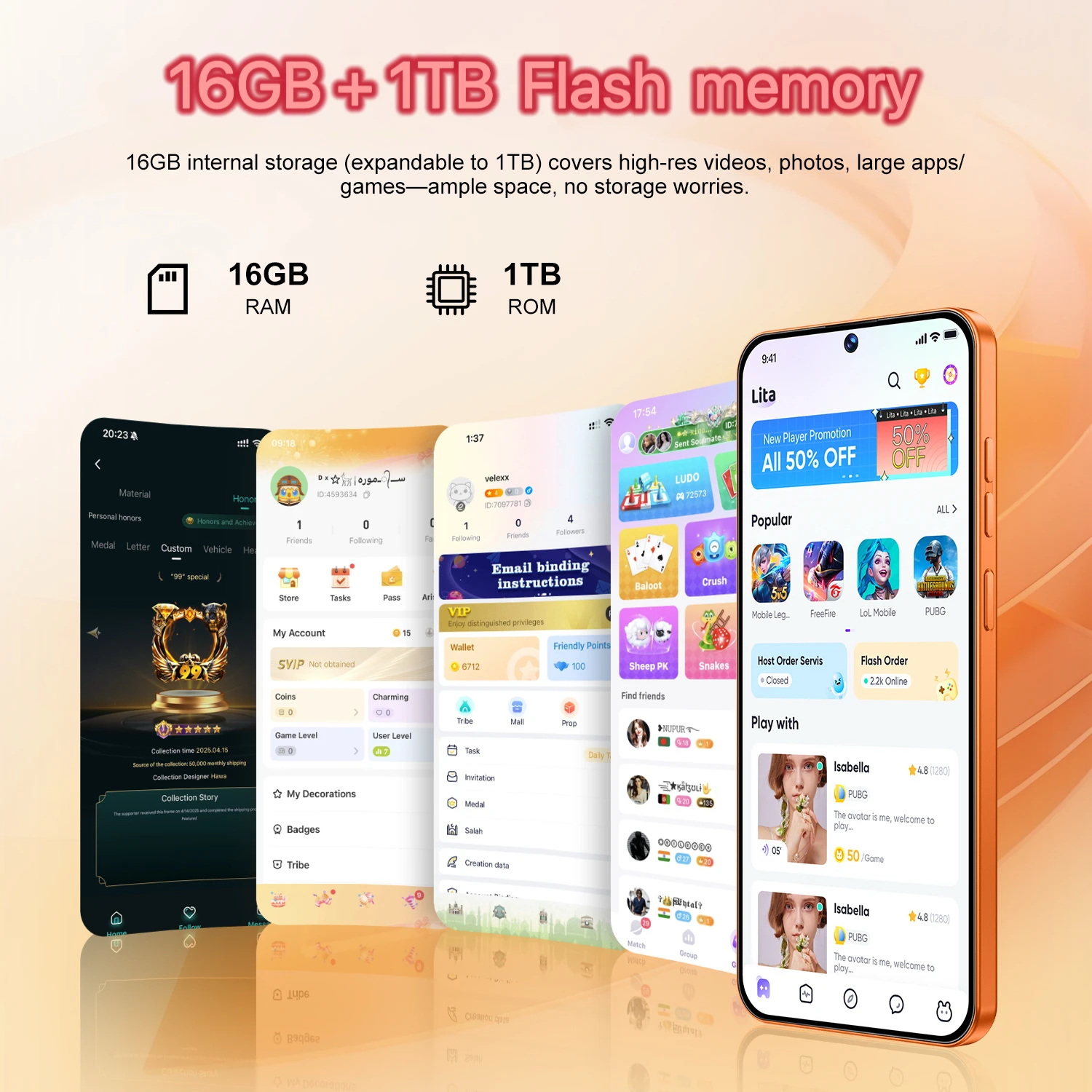 SURGAZE High-Performance X9S Pro Smartphone 16GB+1TB Android15 5000mAh 6.9-inch 5G Dual SIM Global Version Mobile Phone Arrival