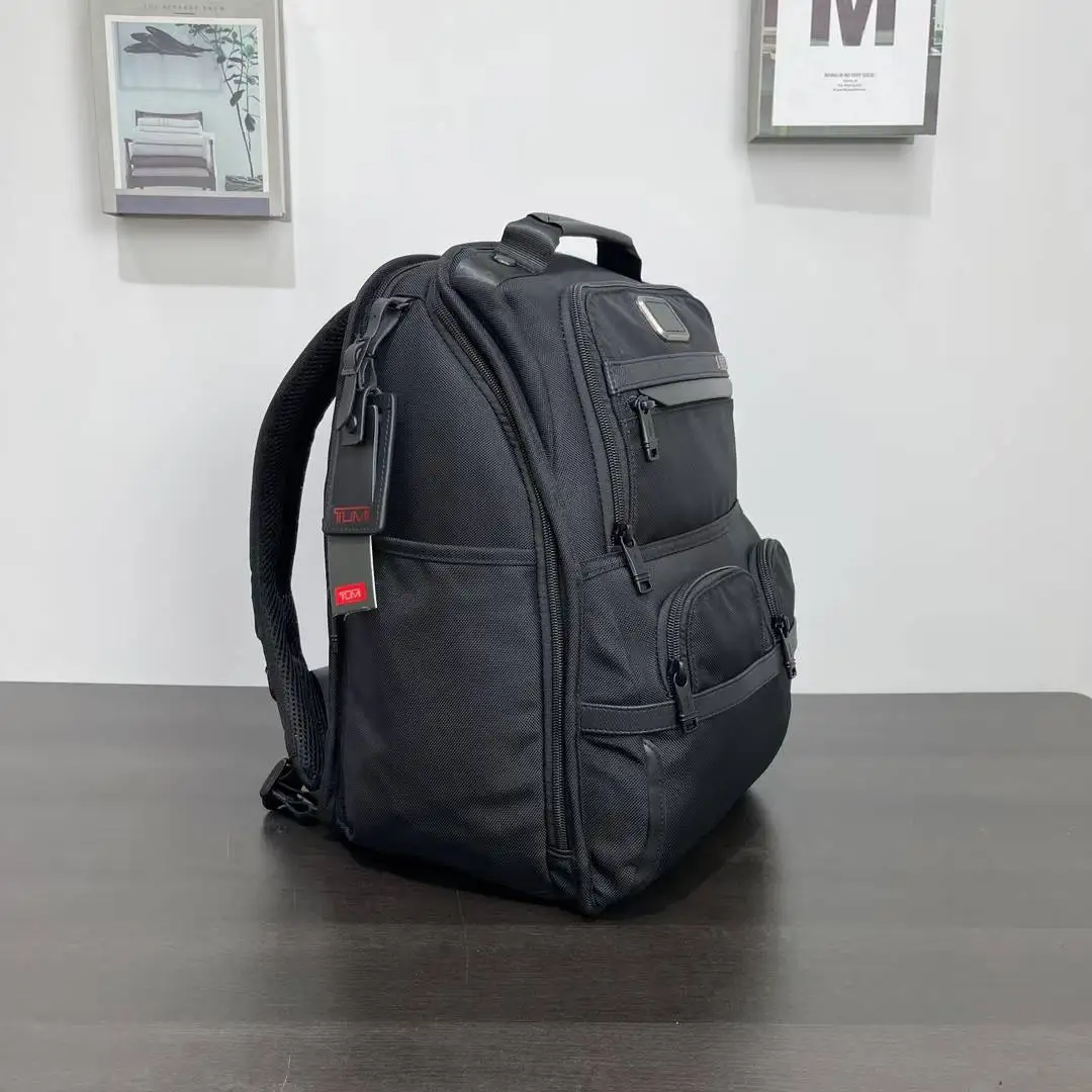 Alpha 3 Ballistic Nylon Men Backpack 16 Inch Laptop Large Capacity Business Travel Water-Resistant Durable Organizer
