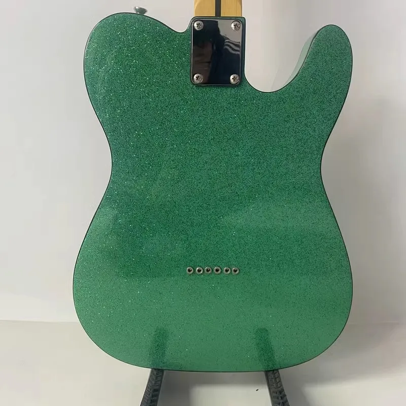 A102 Left Hand Tele Electric Guitar Quincy Genuine Green Spark Metallic Color Maple Neck+Fingerboard Authorised Stock Guitars