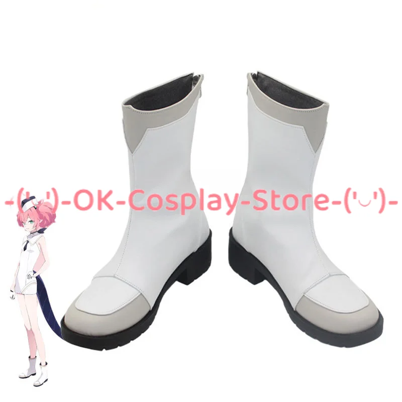 Game Blue Archive Yuraki Momoka Cosplay Shoes PU Leather Shoes Halloween Carnival Boots Cosplay Props Custom Made