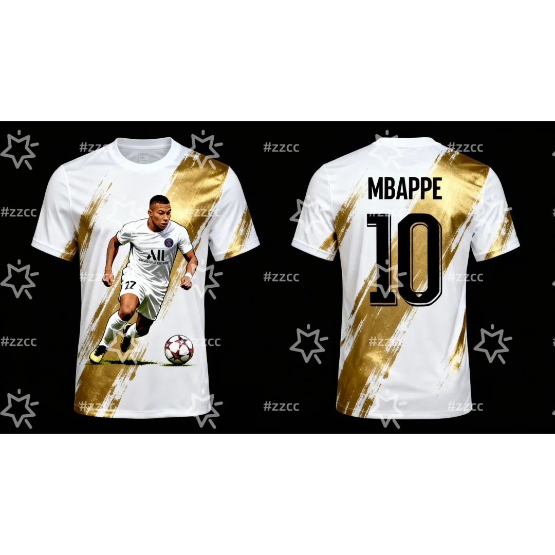 

Памятная футбольная майка 25-26 Mbappe, тренировочный костюм для соревнований, осенняя спортивная быстросохнущая мужская футболка, детская одежда