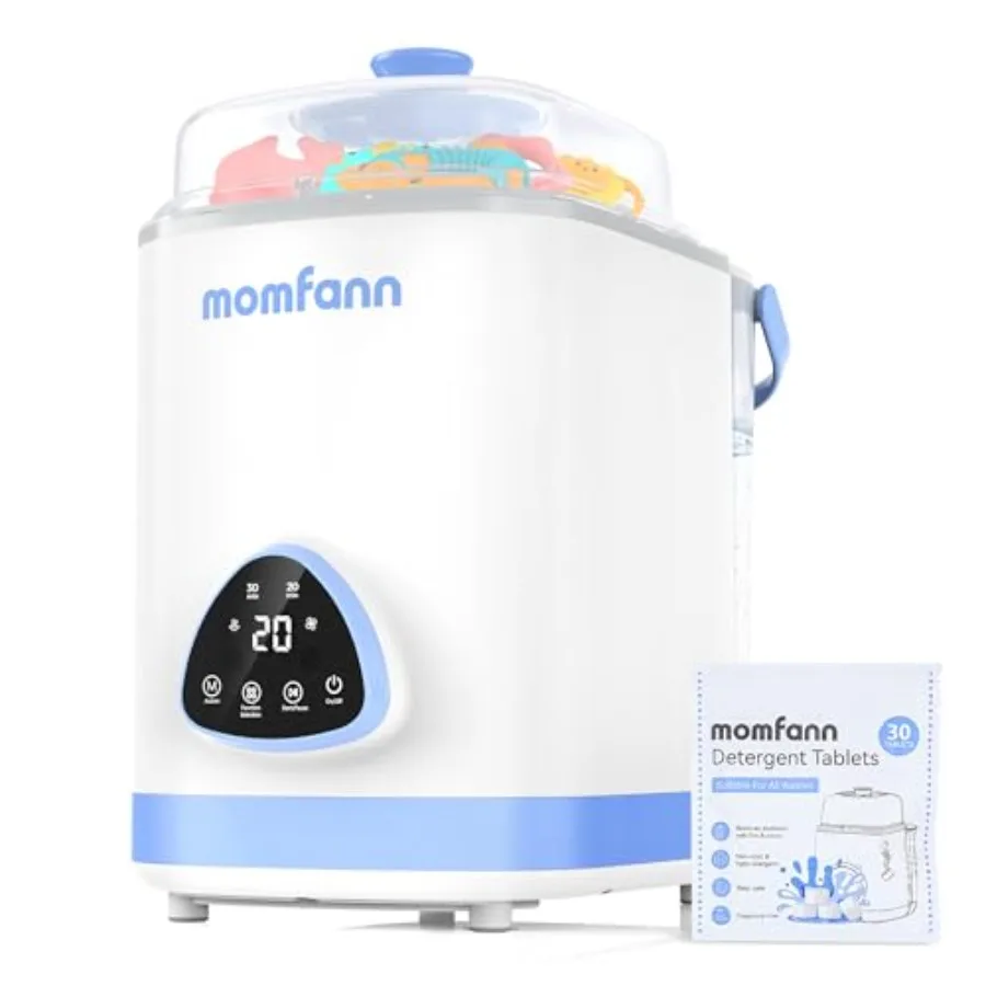 

Мойка для детских бутылочек EasePure Pro: обновленная модель 4-в-1 с функциями стерилизации и сушки, автоматическим сливом и глубокой очисткой для бутылочек и насосов.