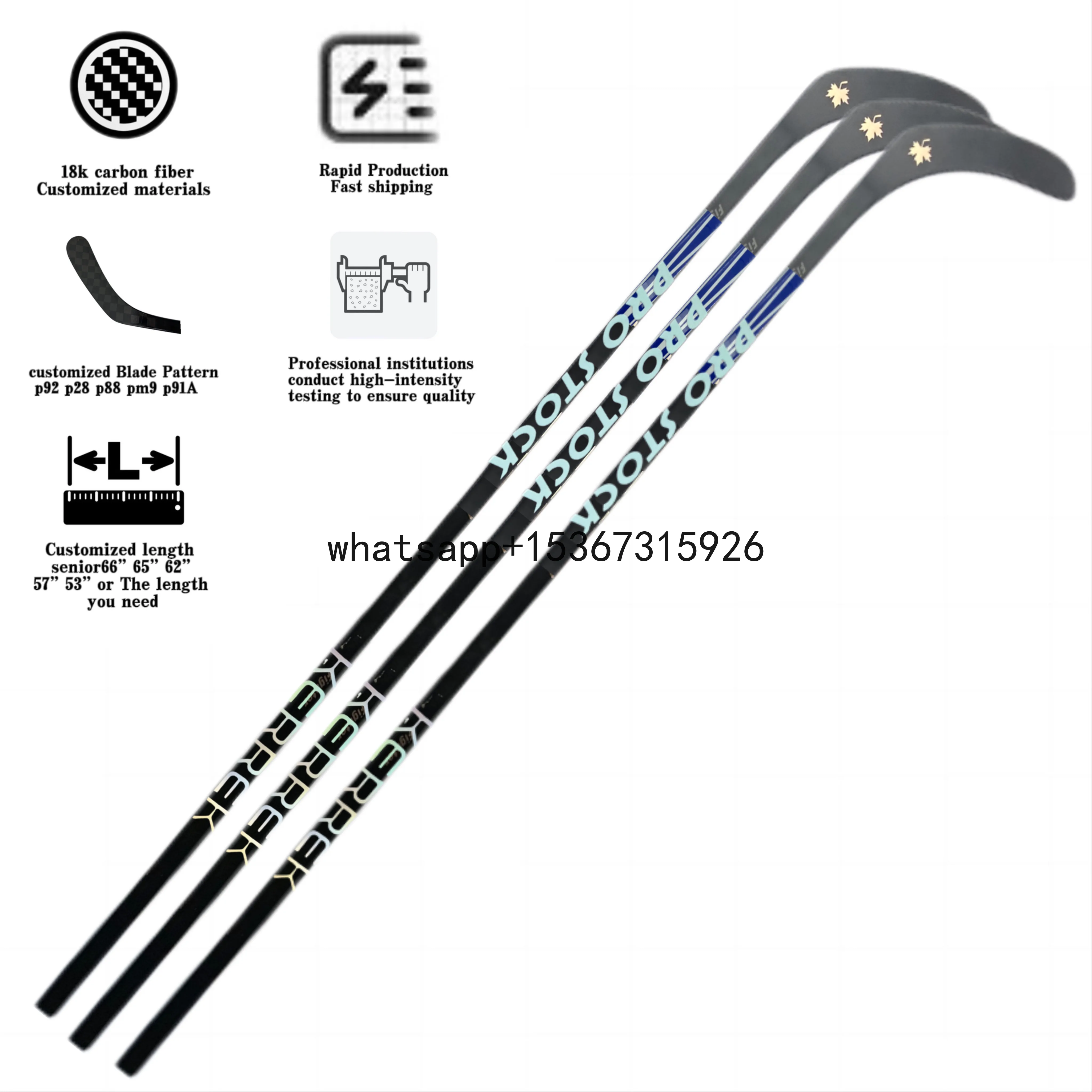 Maßgeschneiderte Qualität P91A Eishockey-Sticks Carbon Composite Silver Repair Srs Bester Mini-Hockey-Sticks aus Holz und Kunststoff aus China