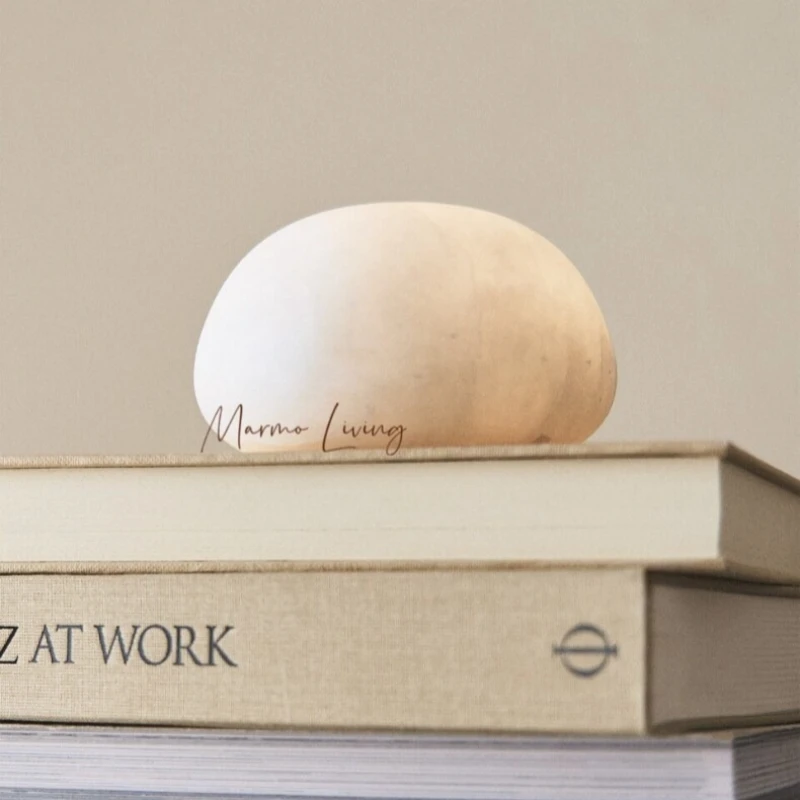 Atmosphere Alabaster Stone Table Lamp Marble Lamp Restaurant Bar Home Decoration