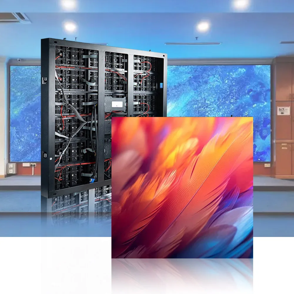 Custom 4K Resolution Indoor Led Display Panel P1.2 P1.5 P1.8 LED Display Screen Led Display Fixed Installation Digital Signage