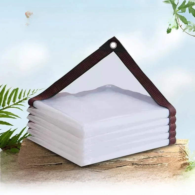 

Thiened Transparent Waterproof Outdoor Rainproof Windproof Sunade Cloth for Balcony Anti-cold PVC Material Durable