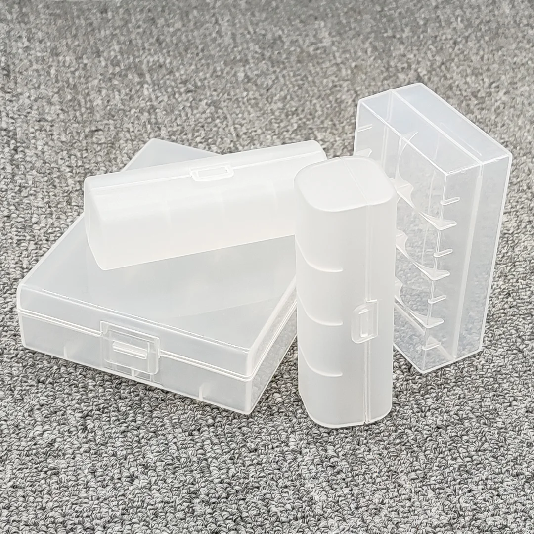 21700 Battery box 21700 Storage box 21700 storage Case Bracket Battery Charging Treasure Transparent Plastic With Cover