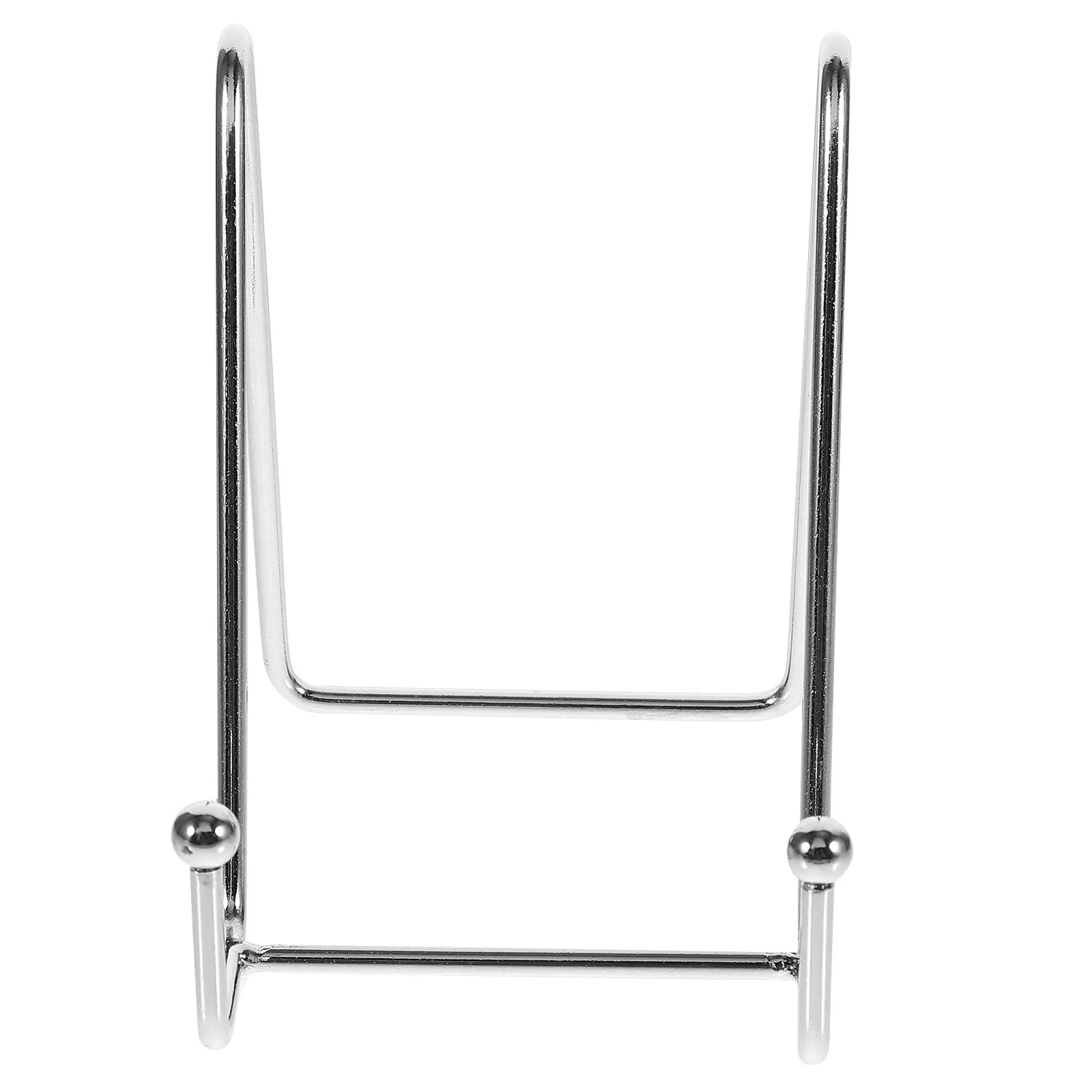 Metal Plate Holder Picture Frame Stand Tabletop Display Stand Triangular Stable Metal Easel for Photos Artwork Decorative Plates