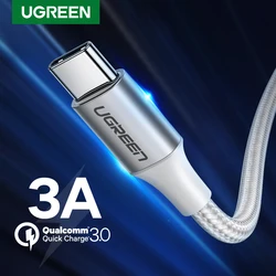 UGREEN 3A USB Type C Cable For Realme Xiaomi Samsung S21 Fast Charging Wire USB-C Data Cord USB C Cable