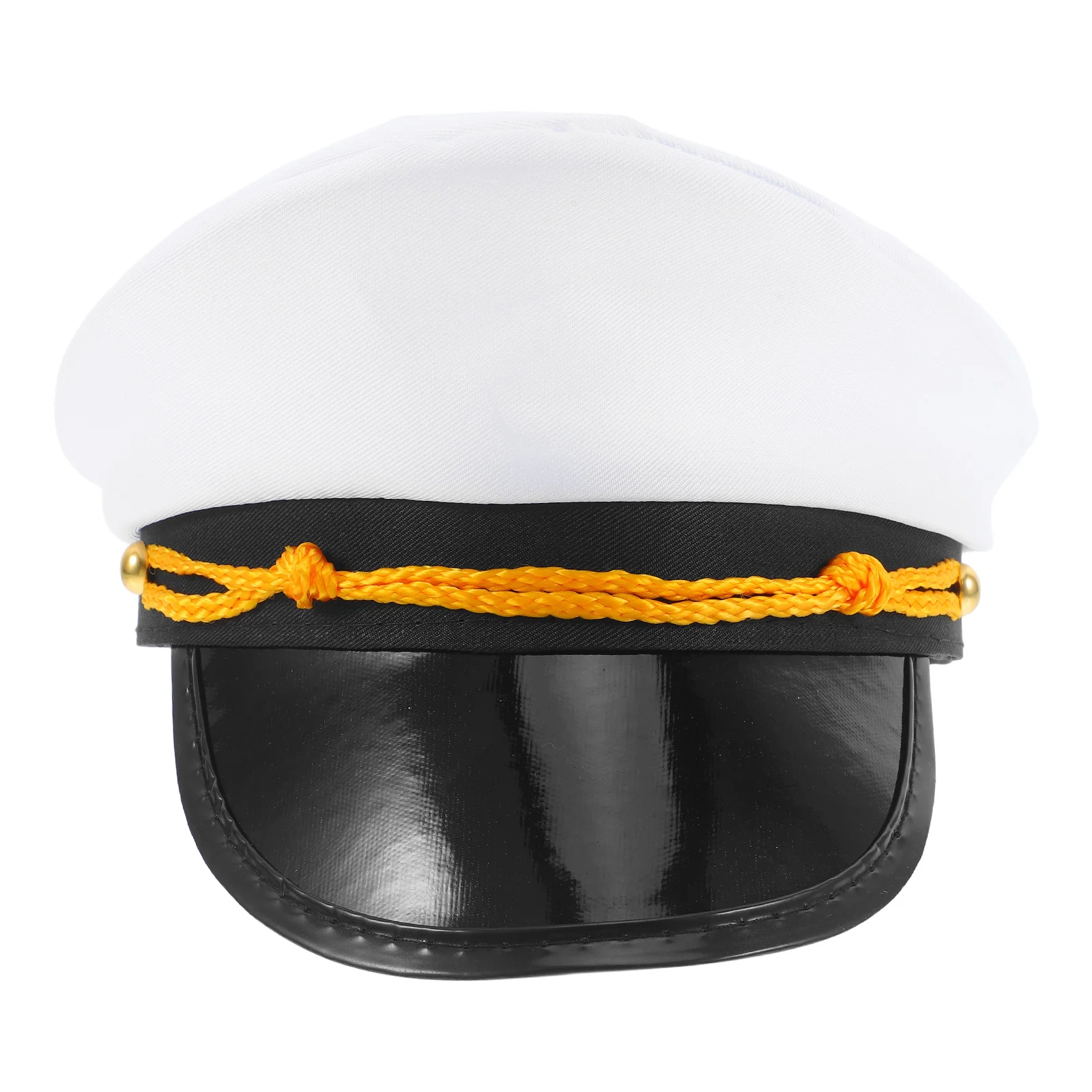 

Has Captain Hat Boat Sailor Costume Big Captains Bachelor Party Captain's White Adult Man