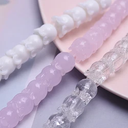 6pcs/Mix Jellyfish Made Of Handmade Glass Diy Handmade Pendant Beads Earring Bracelet Accessories Beads String Art Charm Gift