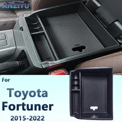 for Toyota Fortuner 2022 2021 2020 2019-2015 Car Armrest Storage Box Center Console Organizer Container Coin Tray Accessories