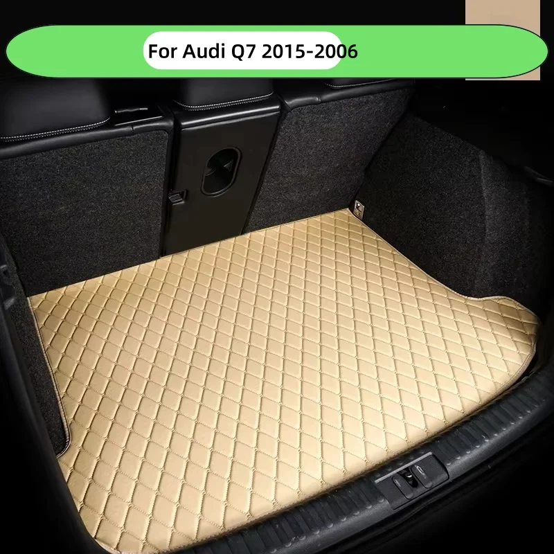 Car Trunk Mat For Audi Q7 2015 2014 2013 2012 2011 2010 2009 2008 2007 2006 (5 Seats) Cargo Liner Interior Accessories Auto Part