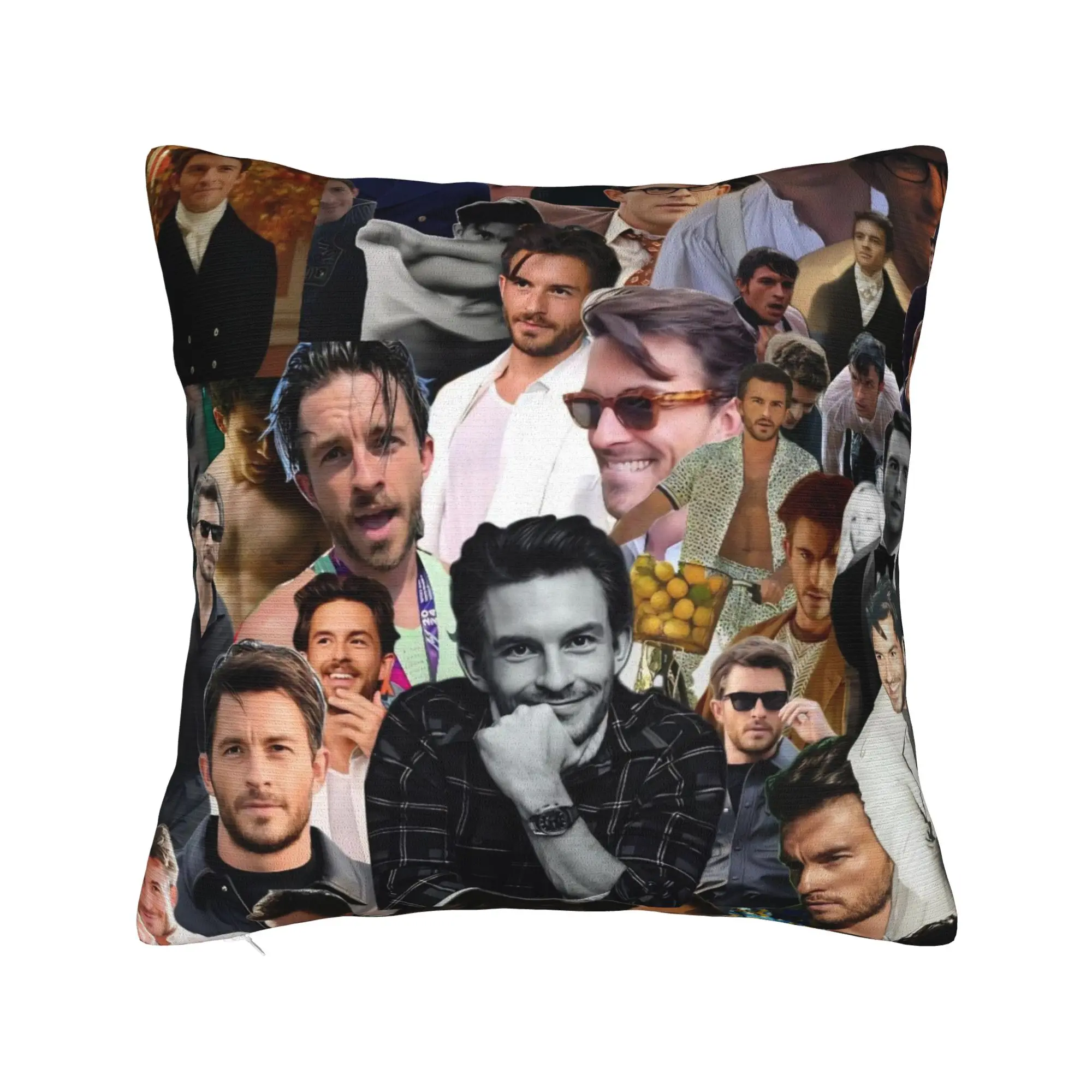 Jonathan Bailey Actor Pillowcase Polyester Cushion Cover Decorations Comedy Pillow Case Cover Home Dropshipping 45X45cm