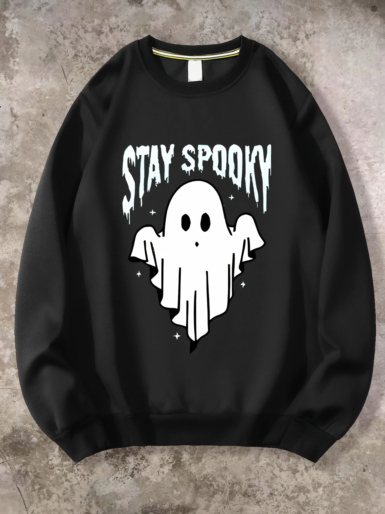 

Мужской свитер с рисунком на Хэллоуин, моторошный пуловер, толстовка из мягкого полиэстера, повседневный свитер с круглым вырезом для вечеринки на Хэллоуин, наряд