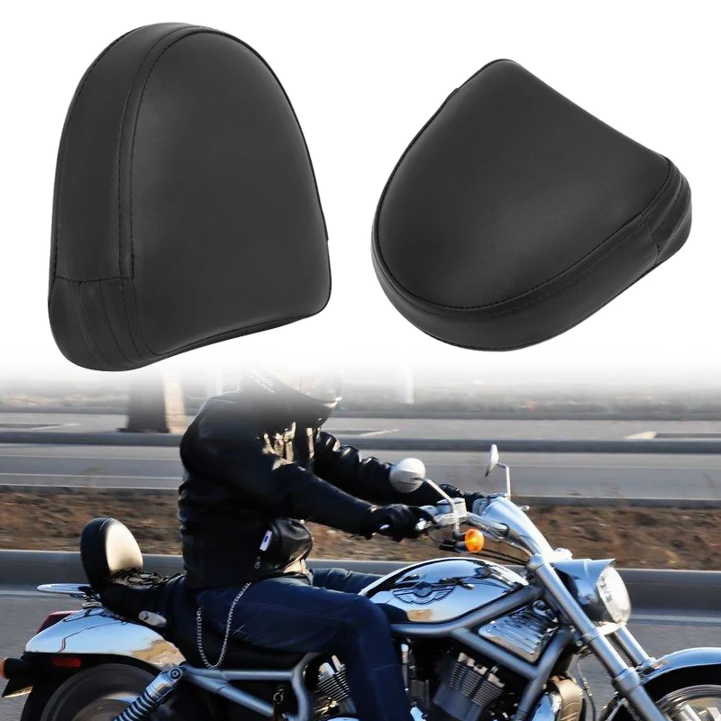 

Universal Motorcycle Sissy Bar Backrest Leather Pad Cushion For Harley Yamaha Honda Suzuki Kawasaki Chopper Touring Cruiser