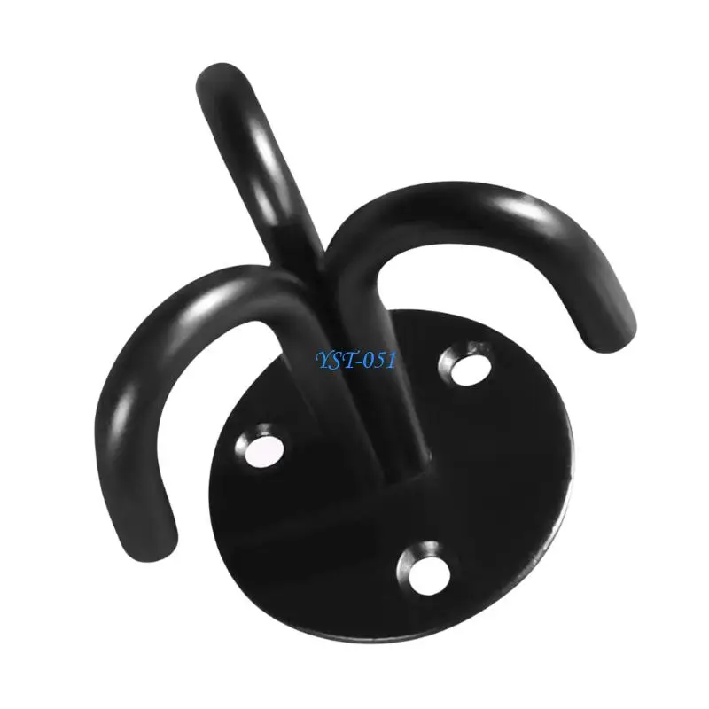 

E15A Pack of 5 Triple Ceiling Hook Stainless Steel for Chandeliers Fan Hanging