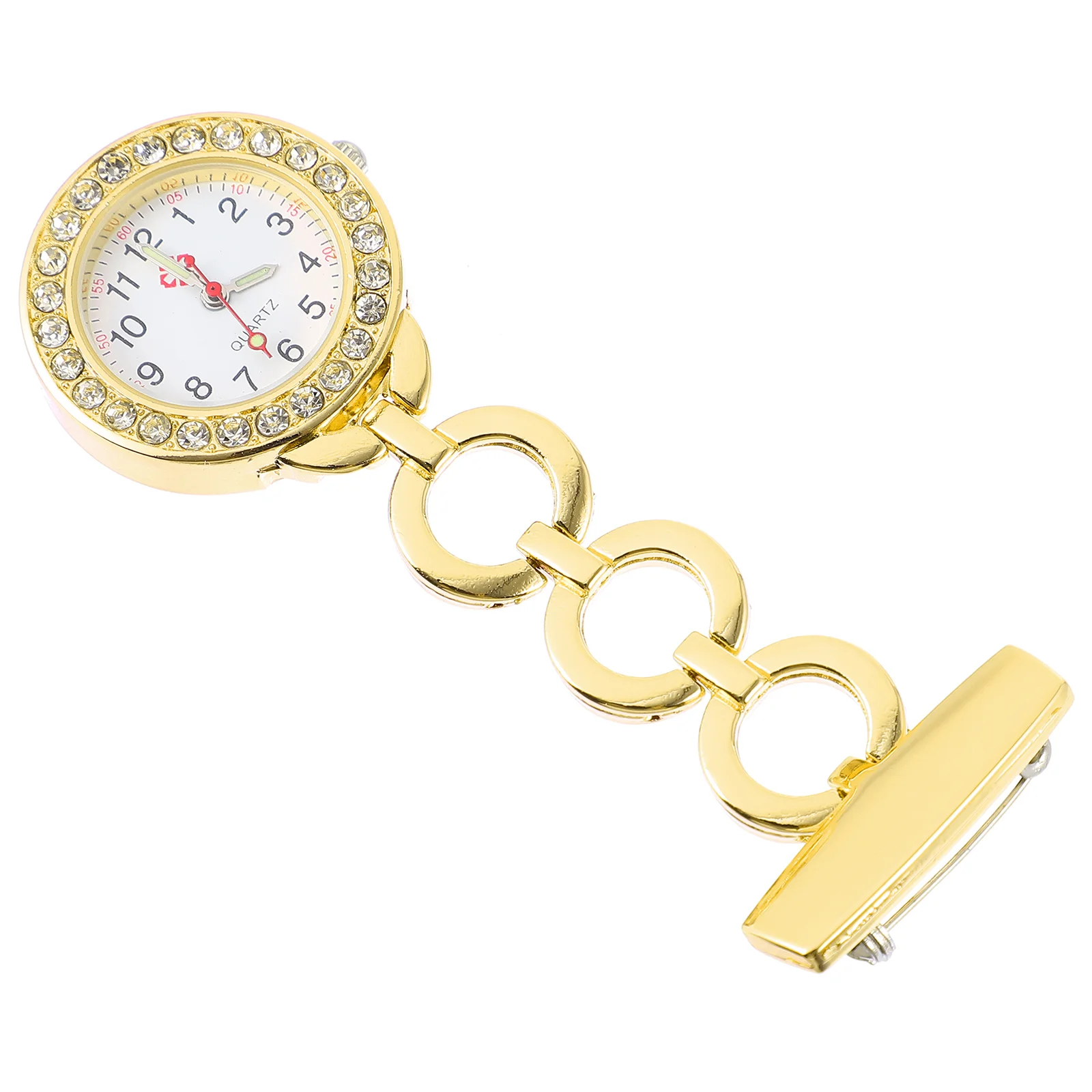 Pocket Watch Hanging Clothing Birthday Gift Student Fob Watches Plastic Nurse Chest Portable