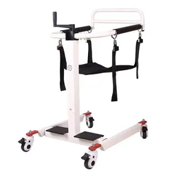 Manual Lift Shift Machine Bed Wheelchair Transfer Lifter Chair Bed-Ridden  Moving Lifting for Elderly Disabled Patient