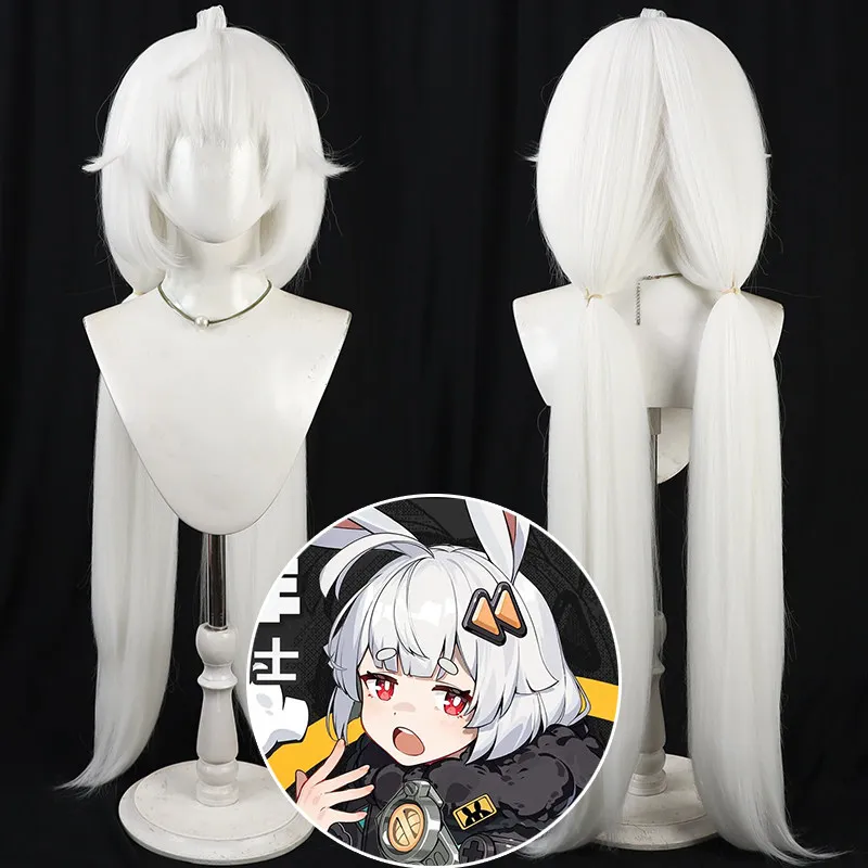 Game Ananta Taffy Cosplay Wig Taffylong white Cos Hair For Comicon Party Adult Women Men