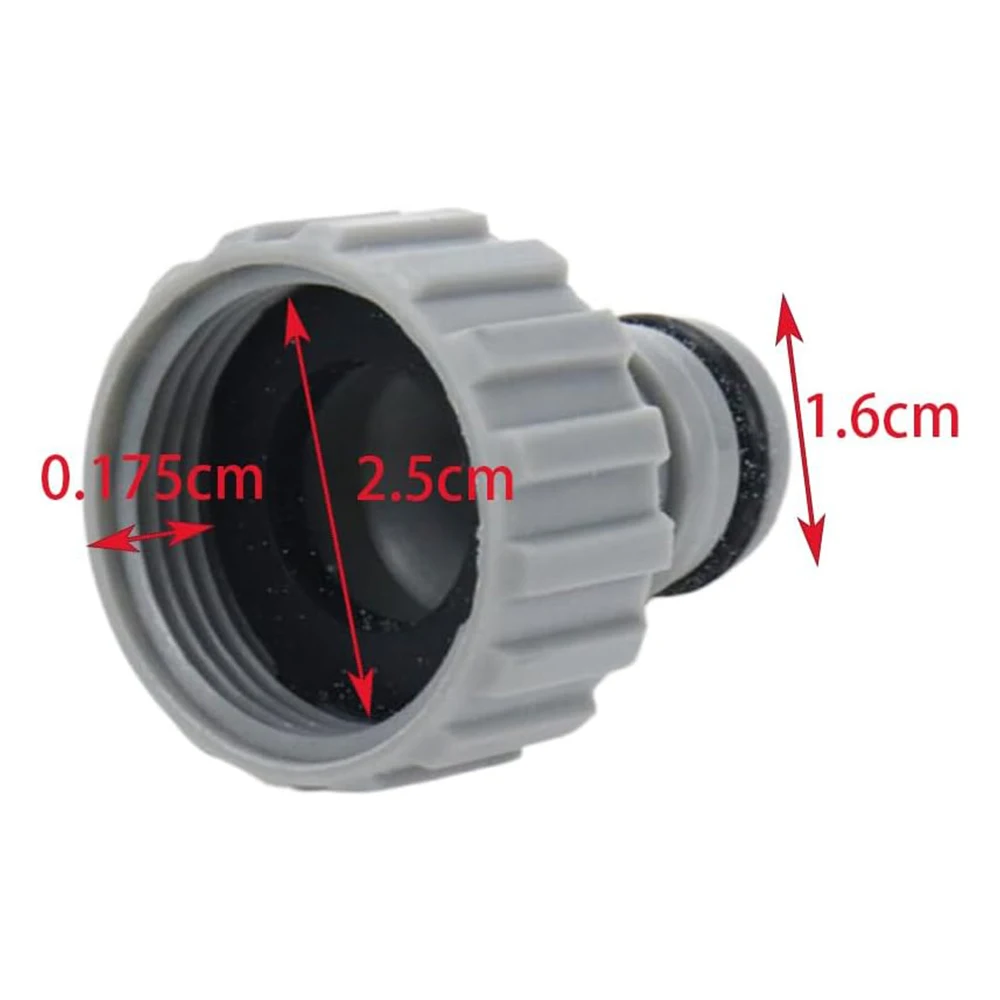 5PCS High Quality Plastic Hose Connector 3/4'' Garden Hose Quick Adapter Fittings Gardening Car Washing Watering Tool